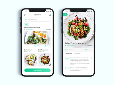 Vita Part 2 App UI Design - Daily UI Challenge #8 app design detail home app inspiration ios login minimalist ui ui design ux ux design web design