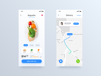 Delivery App - Daily UI Challenge #20
