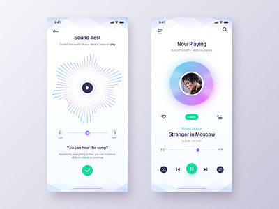 Play Music App - Daily UI Challenge #21