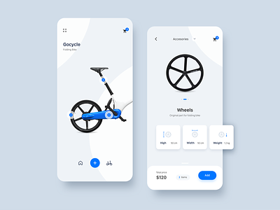 Bike Store App app app concept app design bike detail ecommerce ecommerce app inspiration interaction ios minimalist store ui ui design ux ux design