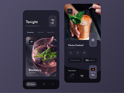 Drink Order App Concept