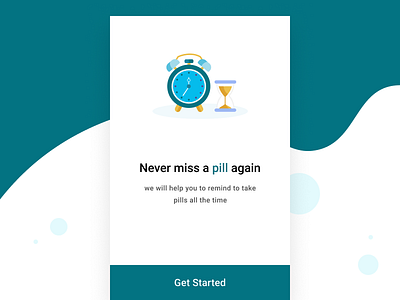 pill reminder animation app design dribbble icon logo mograph motion typography ux