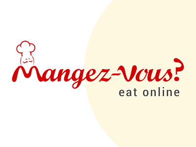 Mangez-Vouz chef chef logo design food food app logo vector
