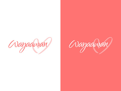 Wedding (Wayaawan) branding logo love valentine wedding