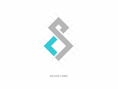 logo design for silver cord branding design identity design logo logotype monogram symbol typography