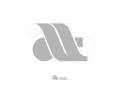 logo design for Datu branding clothing brand identity design initials logo logo logotype monogram symbol typography