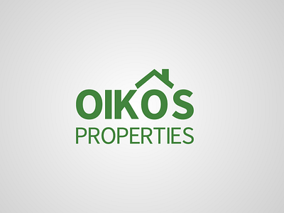 OIKOS PROPERTIES BRAND advertise brand brand identity branding brochure creative design graphicdesign logo print design properties start up stationery vector