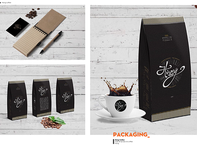 Coffee packages black coffee packages logo cover