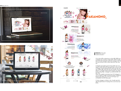 Web design for beauty product