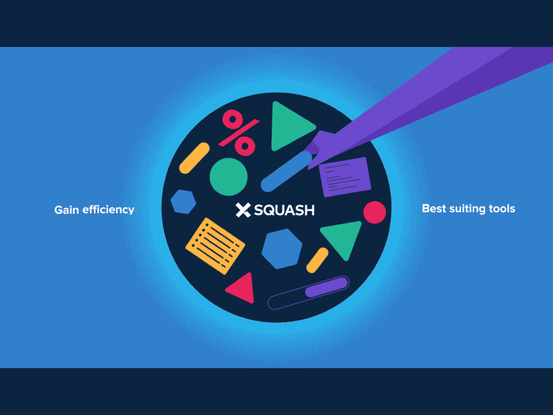 What is Xsquash ? - Shot 3 2d after affects animation art direction character flat hands illustration motion motion design ui vector