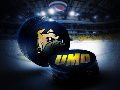 UMD Bulldog Hockey bulldogs hockey ice minnesota photohsop puck sports