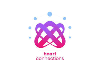Heart Connections | Logo connections heart illustrator logo
