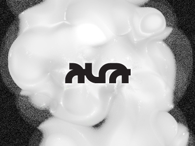 AURA 3d abstract aura black clooud design energy hd human design logo mark sign smoke type white
