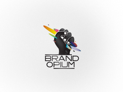 BRANDOPIUM brand design graphic identity logo mark opium sign лого