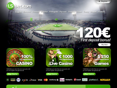 LSbet.com - New landing page design