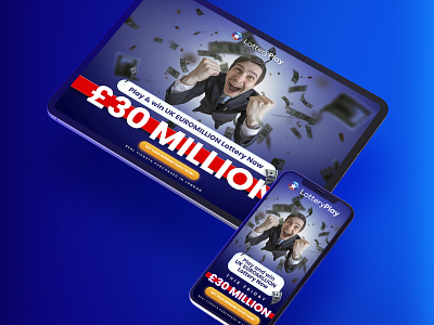 Mobile Landing Page - Lottery Play bet bingo dev euromillions lottery mobile mobile app tablet uk web website win www