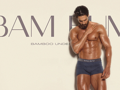 BAM BUM Underwear Branding View - WIP