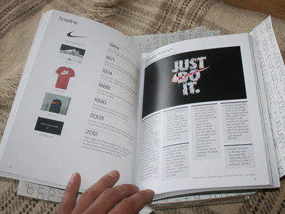 Published in "Champions of Design 3" 3 book brands champions of design design featured illustration just do it nike published swoosh t shirt