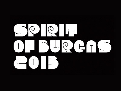 Spirit of Burgas 2013 - unused proposal - Black & White 2013 black burgas festival logo music spirit type typography unused white