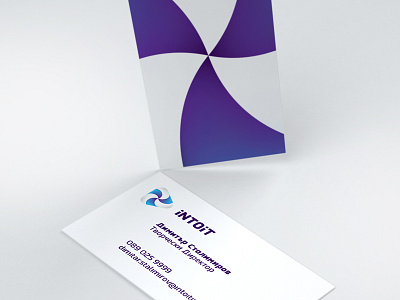 iNTOiT Advertising Agency Branding ad advertising agency bc branding bulgaria business card intoit sofia