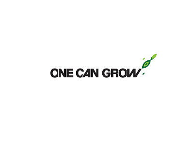 OneCanGrow WIP Logo Design can grow logo one onecangrow