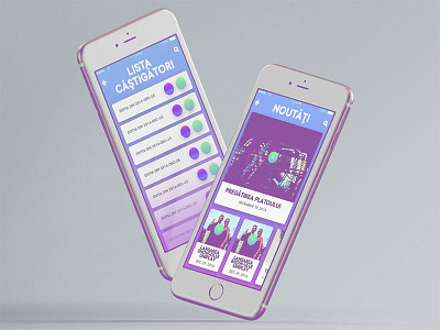 UNIPLAY APP MOBILE GUI DESIGN app bingo casino design games gui mobile online romania ui uniplay ux