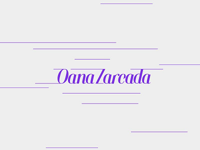 Oana Maria Zarcada - Identity view
