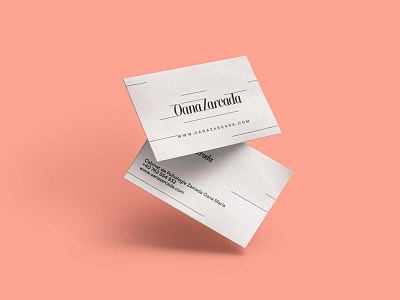 Oana Maria Zarcada - Business cards