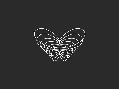 From ARCHIVE : Butterfly symbol - waves butterfly design draw electronic music ep festival graphic symbol lines logo minimal music music label party resonance techno underground waves