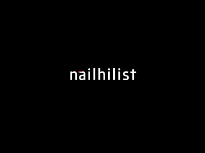 nailhilist - Logo Design WIP beauty bucharest design fashion grooming kliment kliment kalchev lady logo nail nailhilist nails nihilist romania start up