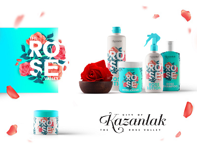 The ROSE Valley of KAZANLAK branding bulgaria cosmetics cream hands kazanlak kliment kalchev label nature package rose rose oil roses valley
