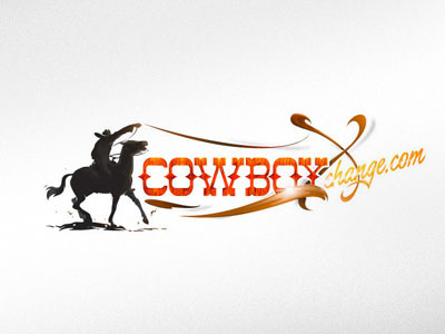 CowboyXchange.com chage com cow cowboy design horse logo ride riding texas web x