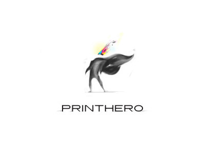 Printhero colorful design graphic hero idea logo logo design logotype mark perinthero print