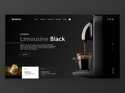 Coffee landing page☕️✍🏻