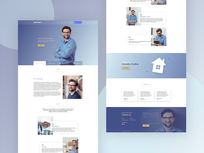 Microsite design for a financial advisor design graphic graphic design landing page ui ux web webdesign webdesigner website