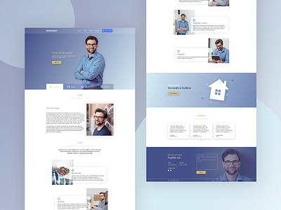 Microsite design for a financial advisor