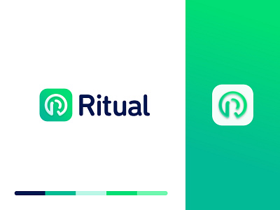 ritual identity app branding logo mark mobile tech typography