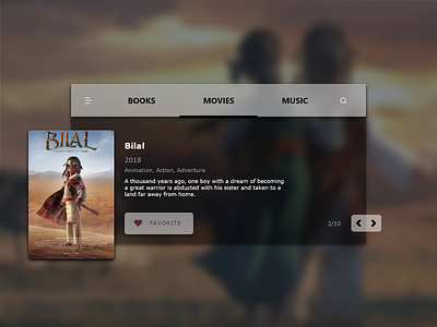 Daily UI- Favourite Movie