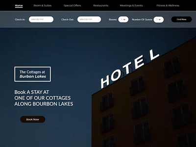 Daily UI - Hotel Booking dailyui design digital hotel booking ui ux web