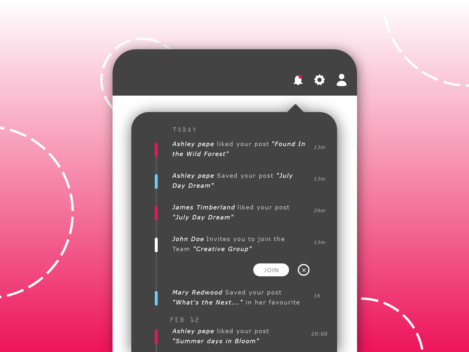 Daily UI - Activity feed by Abubakar Abdul ghani on Dribbble