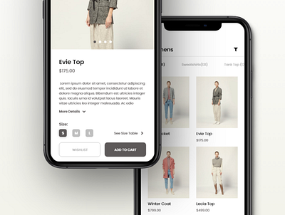 Women Clothing UI dailyui design digital ecommerce mobile app mobile app design mobile ui shopping ui ux