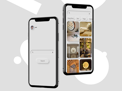 Neumorphic Search UI dailyui design digital mobile app mobile app design mobile ui neumorphic neumorphism ui ui ux web