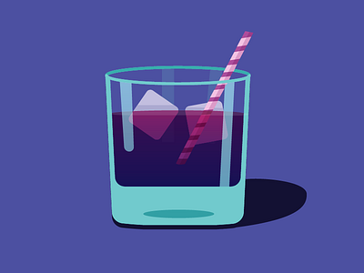 friday on my mind cocktail drink flat friday illustration vector