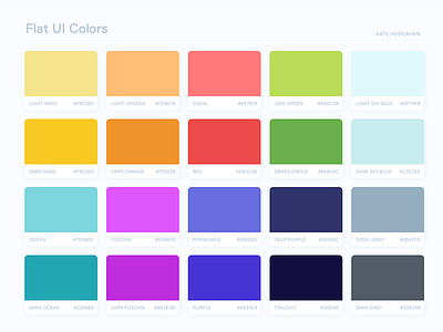 Flat UI Colors 2: Australia australia bright color palette flat ui colors swatches