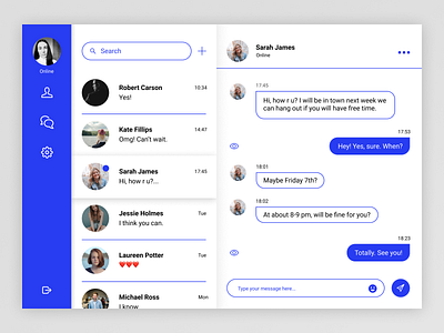 Direct Messaging | Daily UI #013