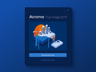 Acronis True Image illustration design illustration minimal ui vector