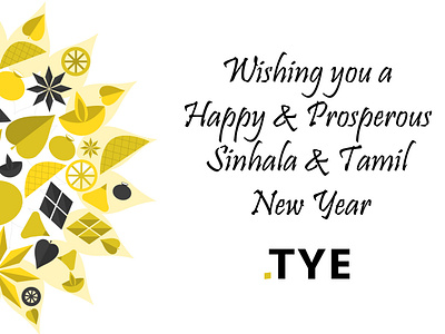 Sinhala Tamil New Year Greeting avurudu branding design illustration new year sinhala tamil new year