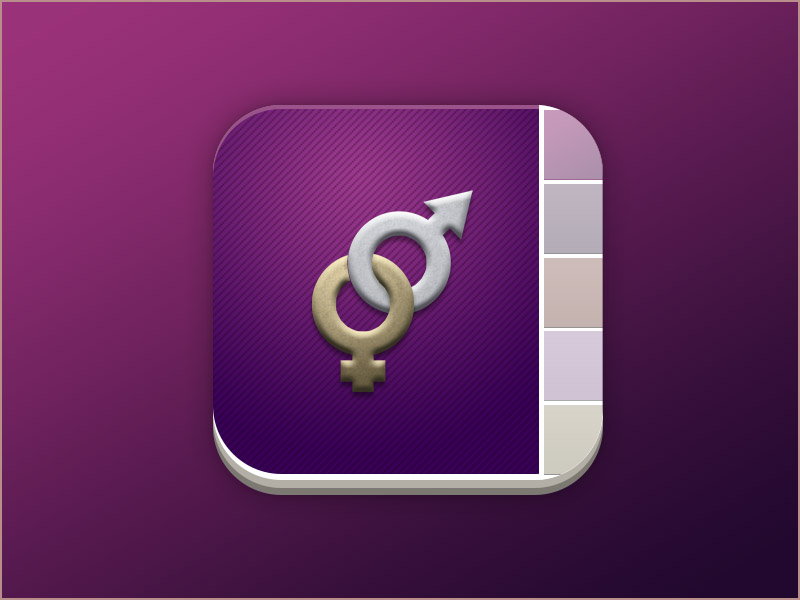 Dating app icon by Roshan Thomas on Dribbble