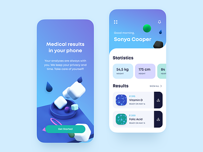 Medical results in your phone - App