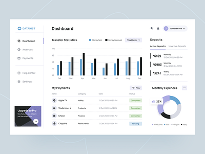 Datanist - Financial Dashboard